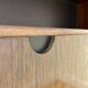 Bureau palissandre mural suspendu design scandinave 1950.