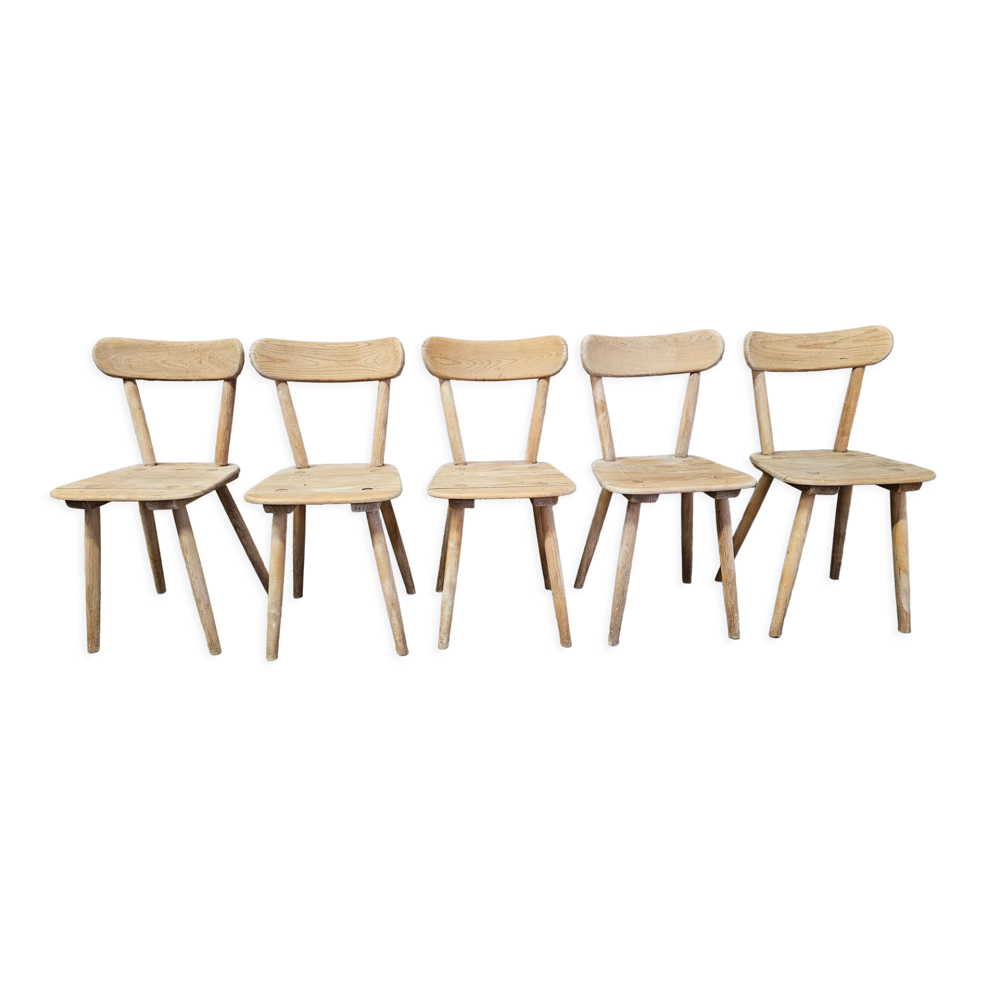 Set of 5 bistro chairs