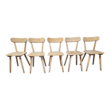 Set of 5 bistro chairs