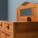 Art deco bar furniture in solid oak 1930s