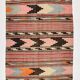 4x6 Red Pink Persian Kilim Rug, 131x196Cm