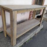 brutalist style console