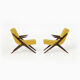 Pair of armchairs by ULUV upholstered in Kvadrat Hallingdal, Czechoslovakia, 1960s
