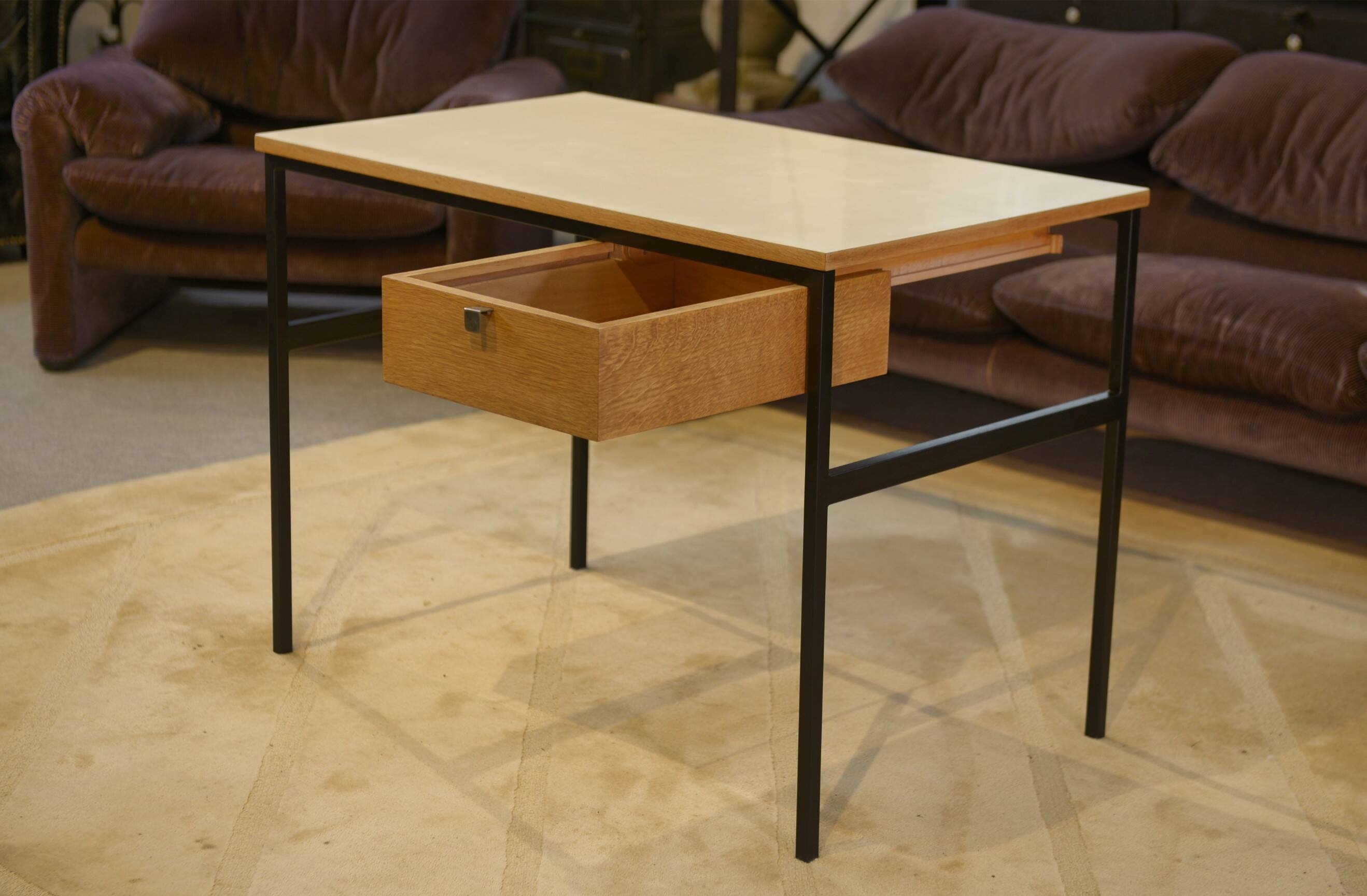 Student desk CM217 by Pierre Paulin published by Thonet 1960s