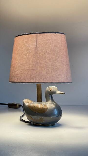 Vintage duck lamp