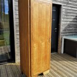 Renovated wooden cloakroom