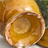 Aegitna Vallauris mustard yellow glazed terracotta soup tureen