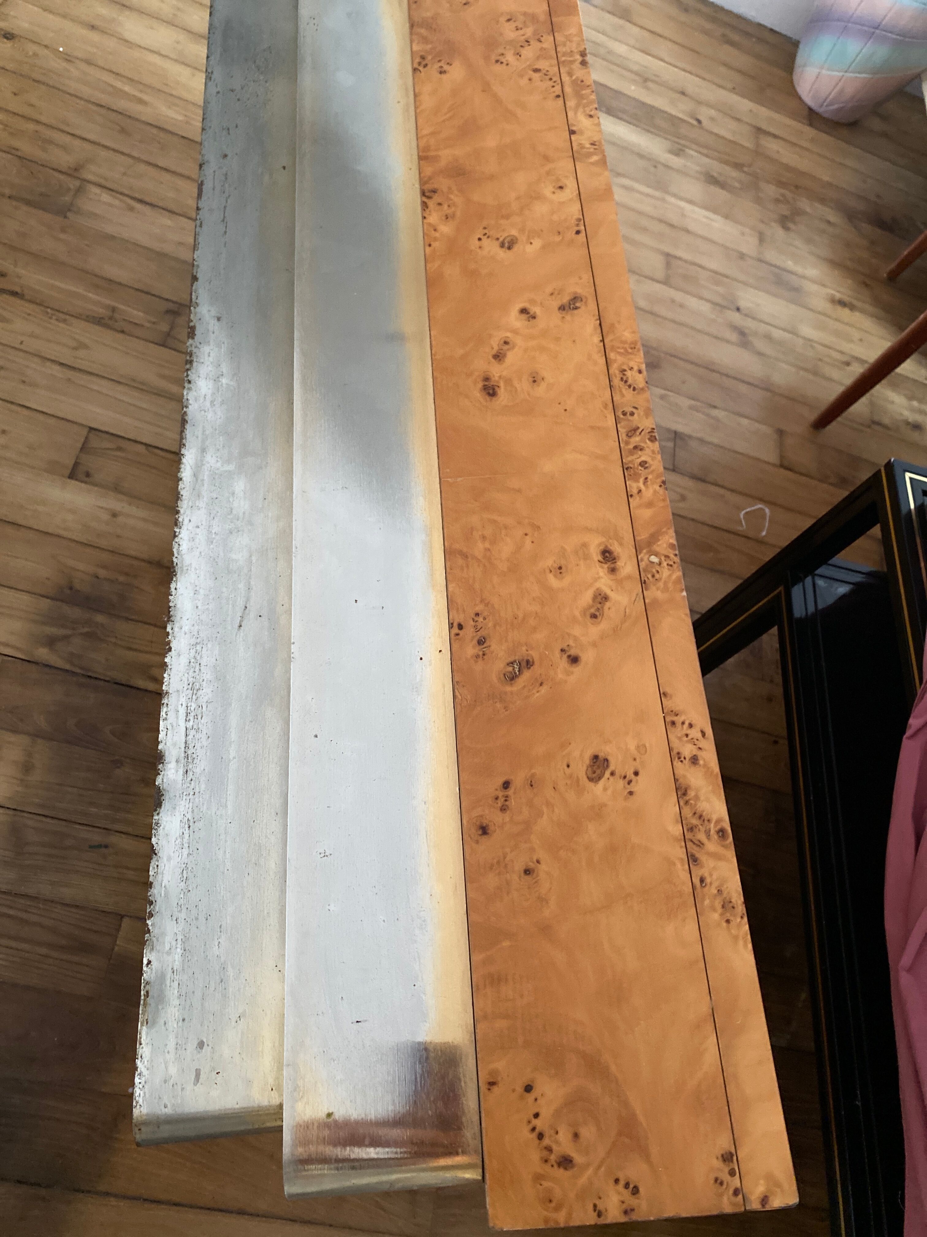 Elm magnifying glass coffee table