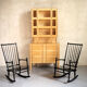 Pair of rocking chairs Scandinavian 1960
