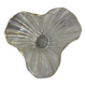 Vase verre aspect irisé