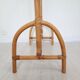 Two vintage bamboo coat racks