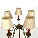 Arredoluce Monza, brass floor lamp from 50s