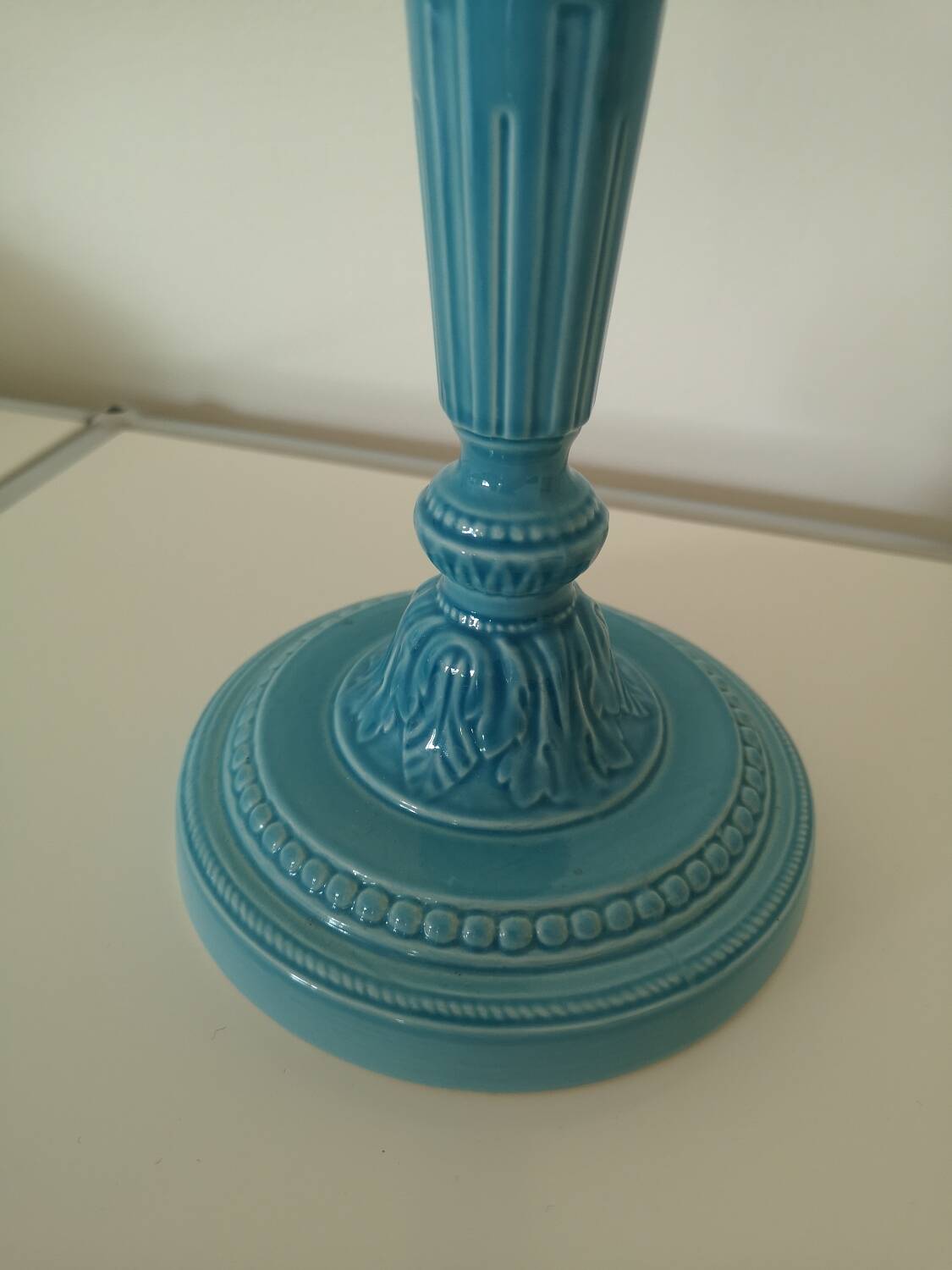 Genuine Gien candle holder.