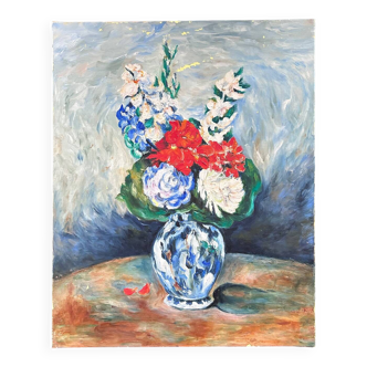 Impressionist bouquet painting