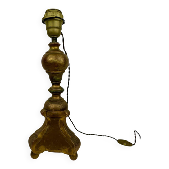 Antique lamp base
