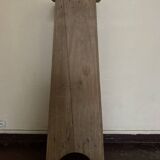 Old neo-classical workshop stool in washed wood h130cm