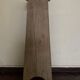 Old neo-classical workshop stool in washed wood h130cm