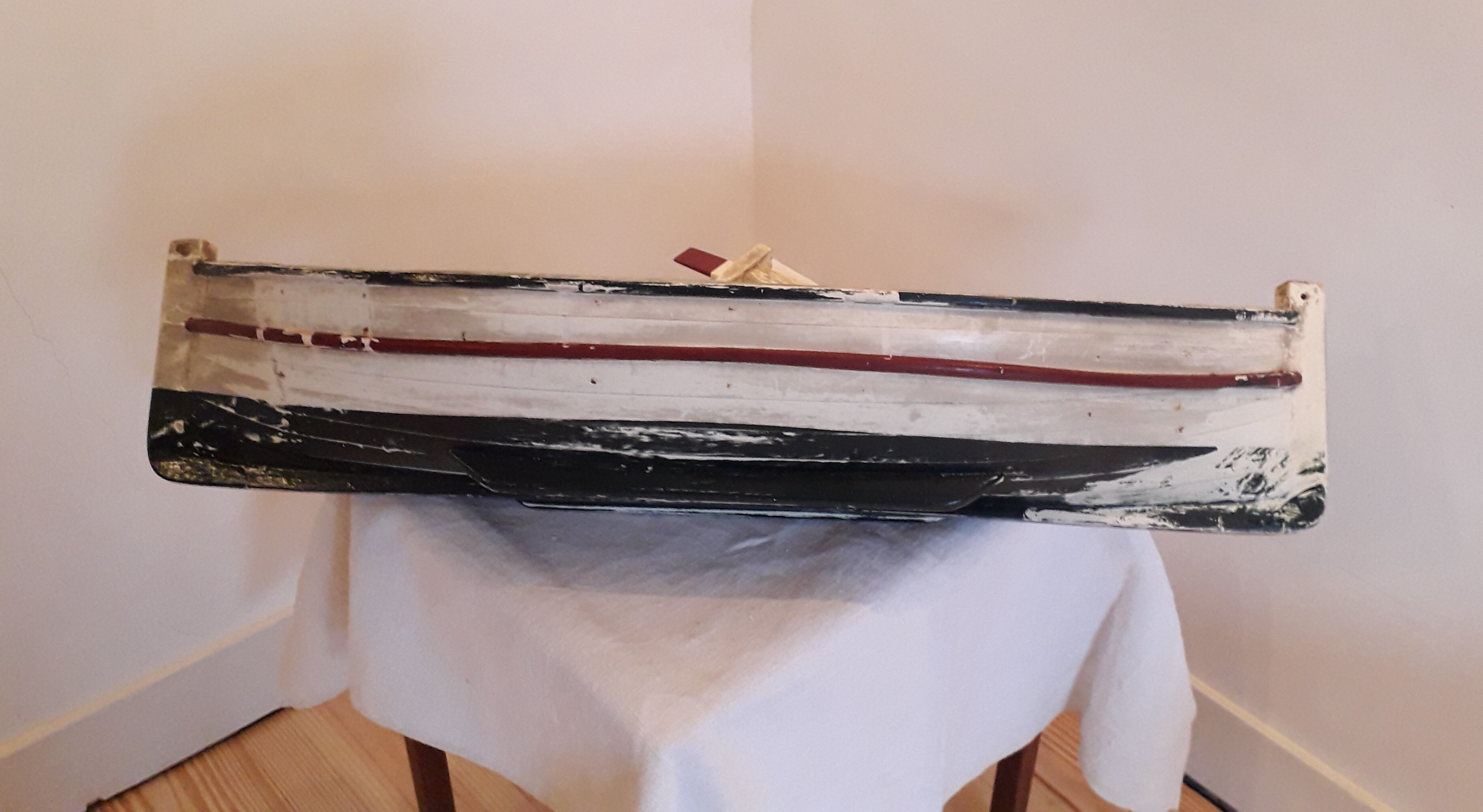 Old wooden ship model