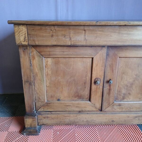 Buffet deux portes, buffet noyer, credence ancienne