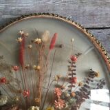 Frame dried flowers