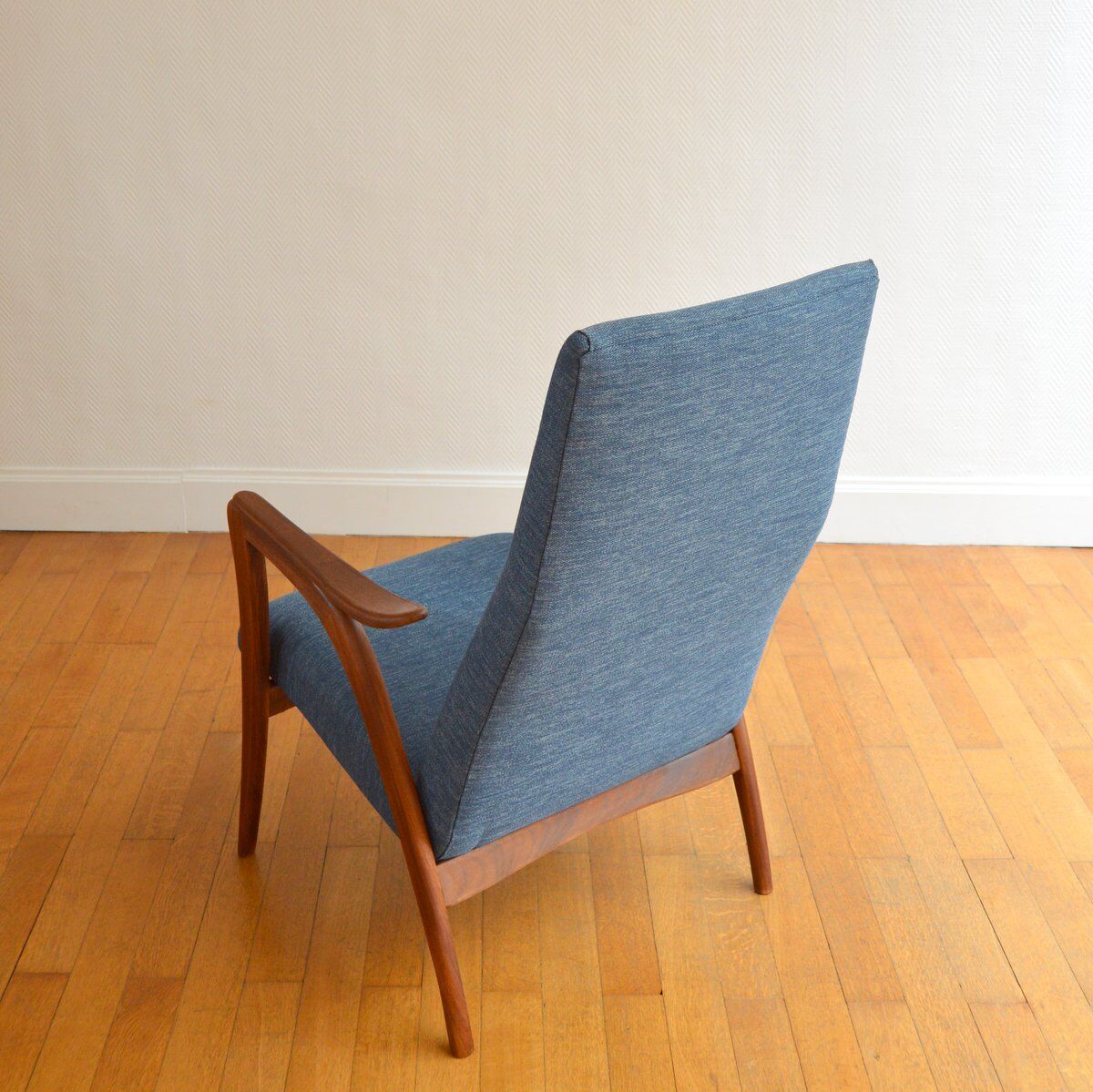 Dutch armchair Scandinavian years 60 vintage teak