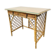 Bureau en rotin vintage