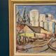 Original Swedish Oil On Canvas – “Cityscape” – Dated 1965 – Vintage & Framed – 68 × 68 Cm (26.8" × 26.8")