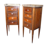 Paire de petites commodes époque XIX e