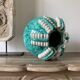 Vase green ball Gustave Asch for Primavera model ball called Sainte Radegonde