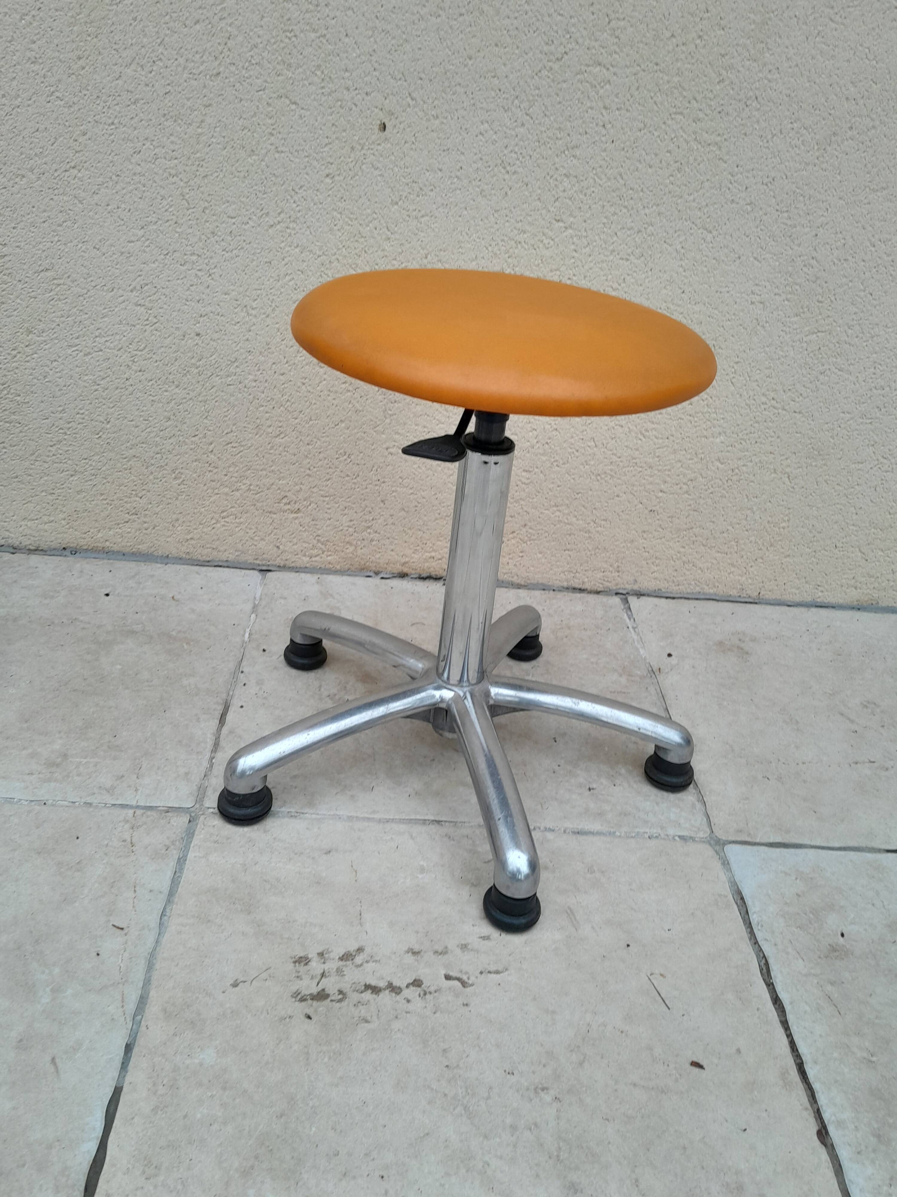 Tabouret siège industriel vintage KHOL