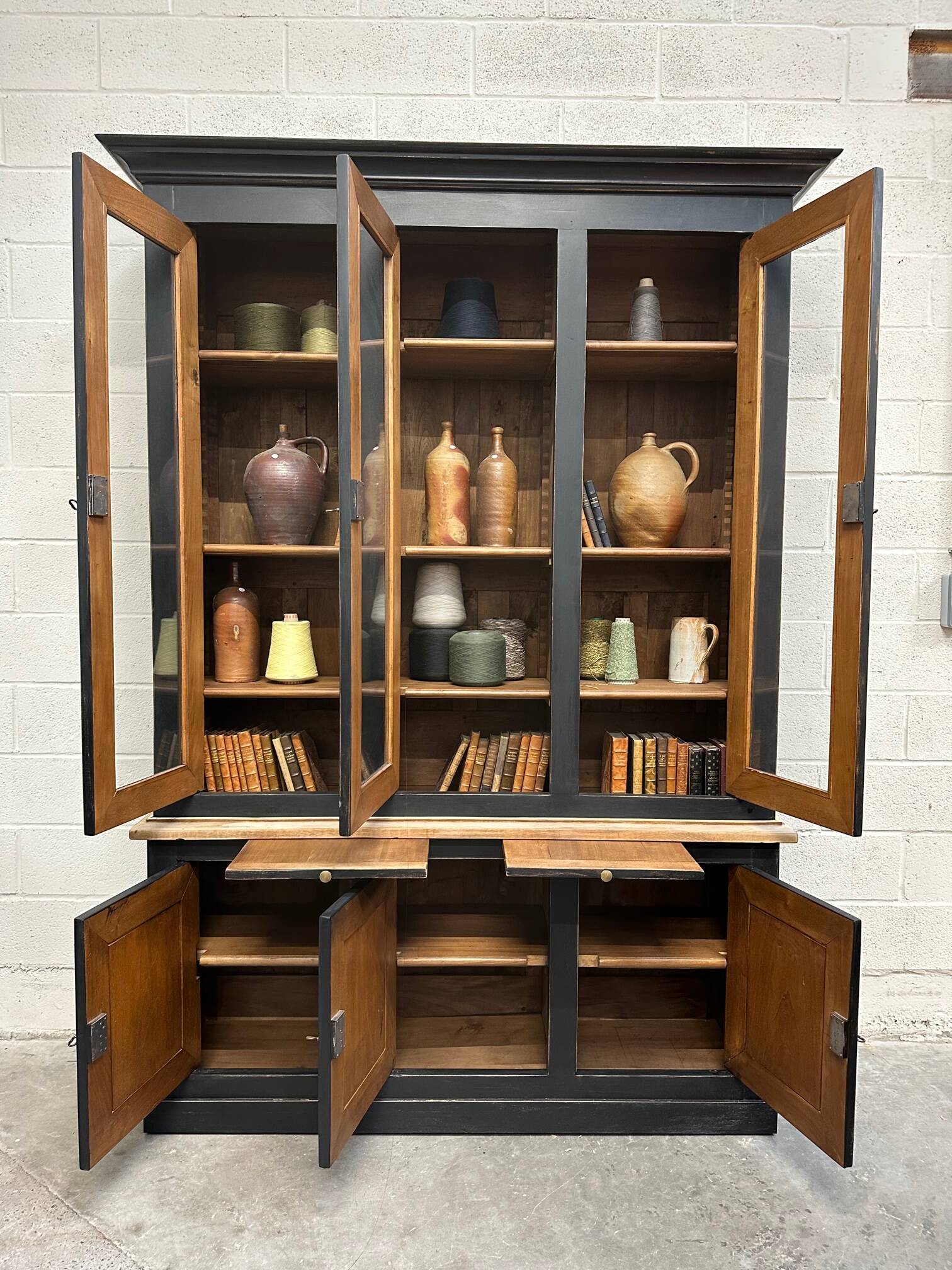 Large patinated store furniture