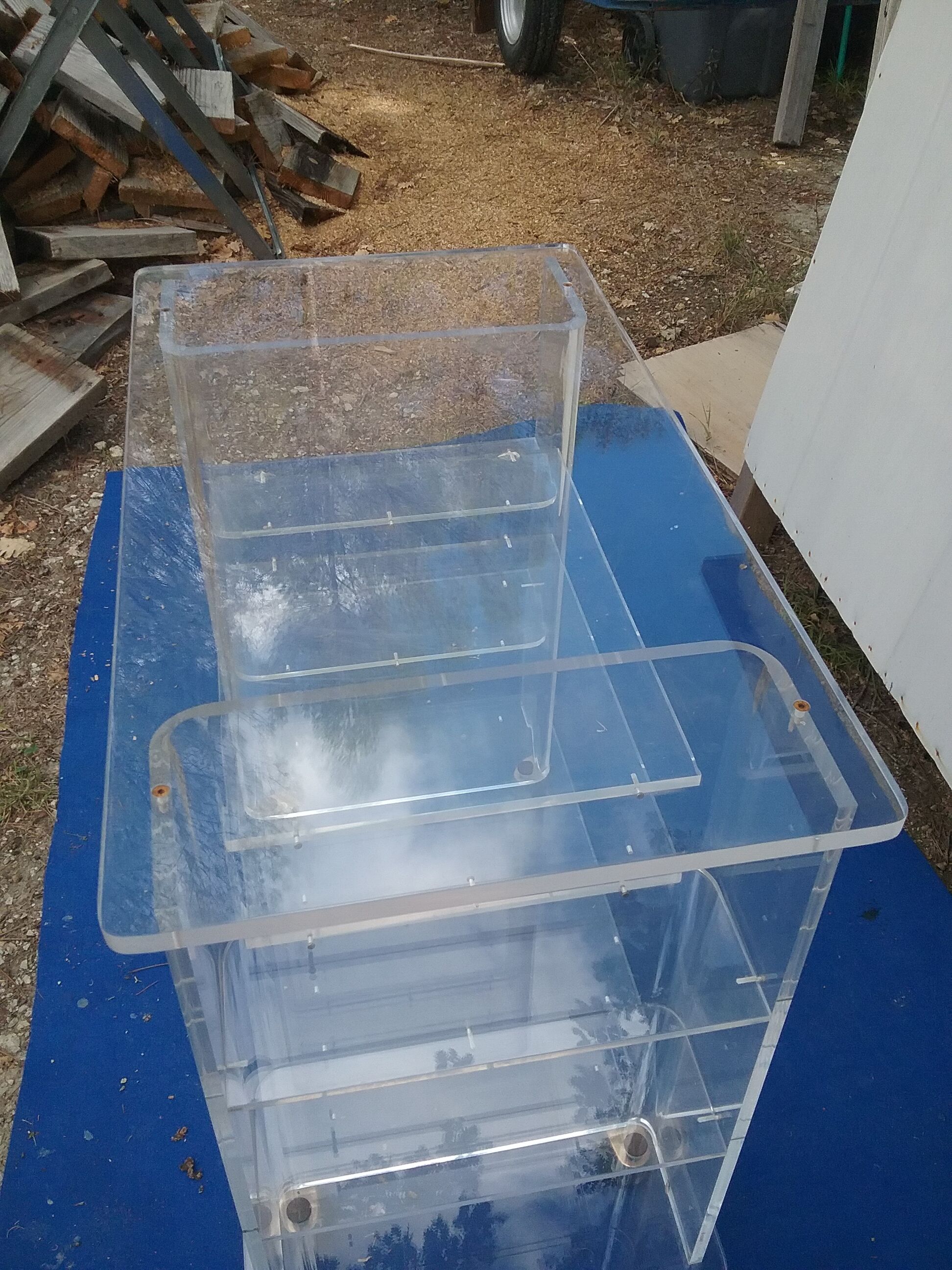 Vintage plexiglass server