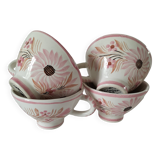 Set of 4 Henriot Quimper cups