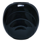 Black ceramic vase design 80 stamped