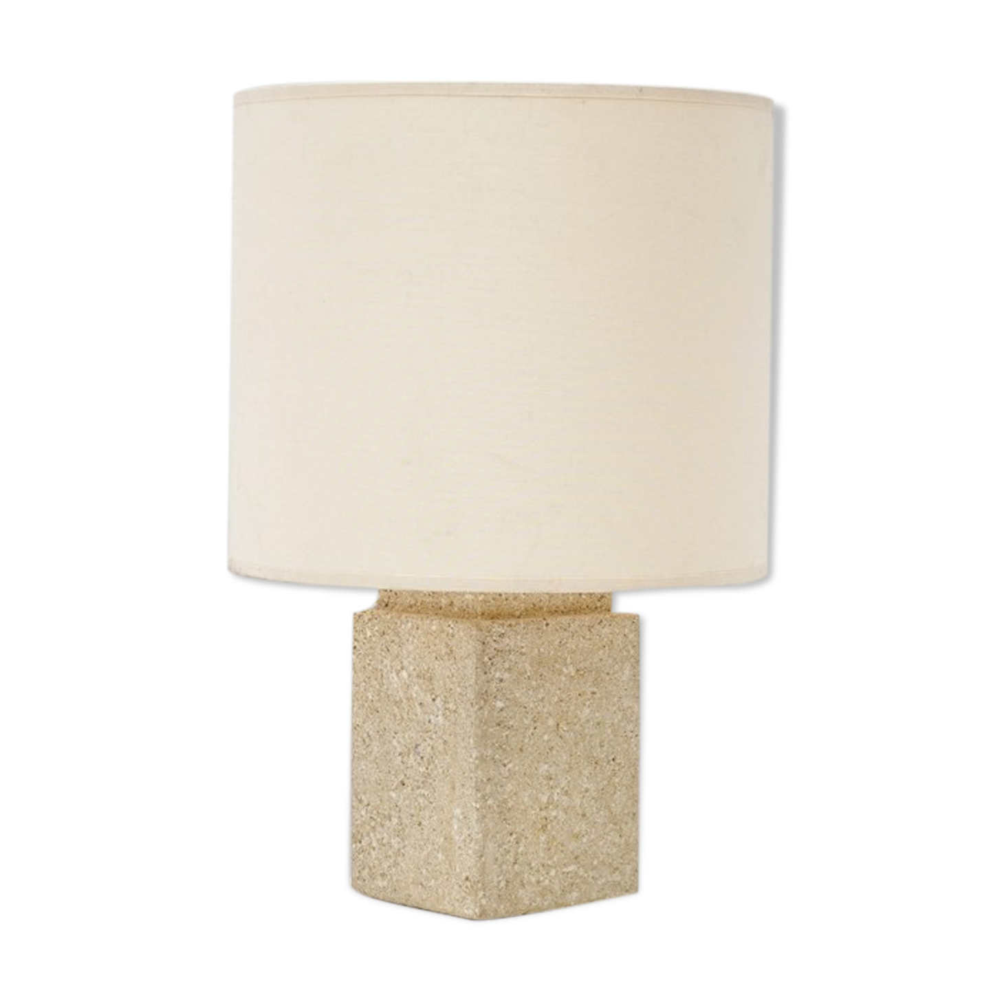 Lampe de table en pierre d'Albert Tormos circa 1970