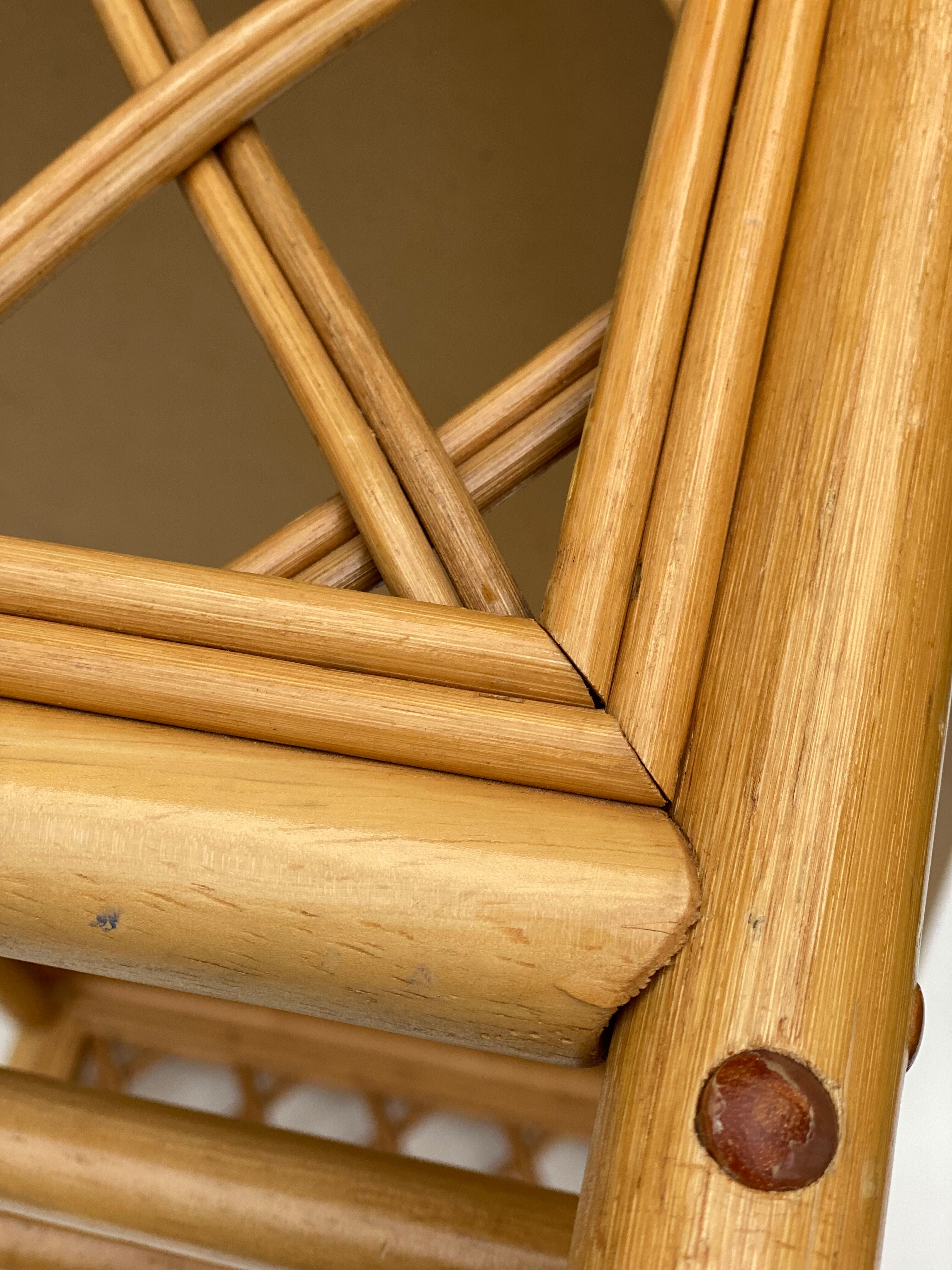 Bamboo Coffee Table with Pine Wood Top