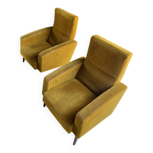 Paire de fauteuils rené