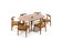 Rare Cowhorn Chairs / Table-Set by Svend Aage Madsen