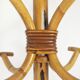 Rattan coat rack