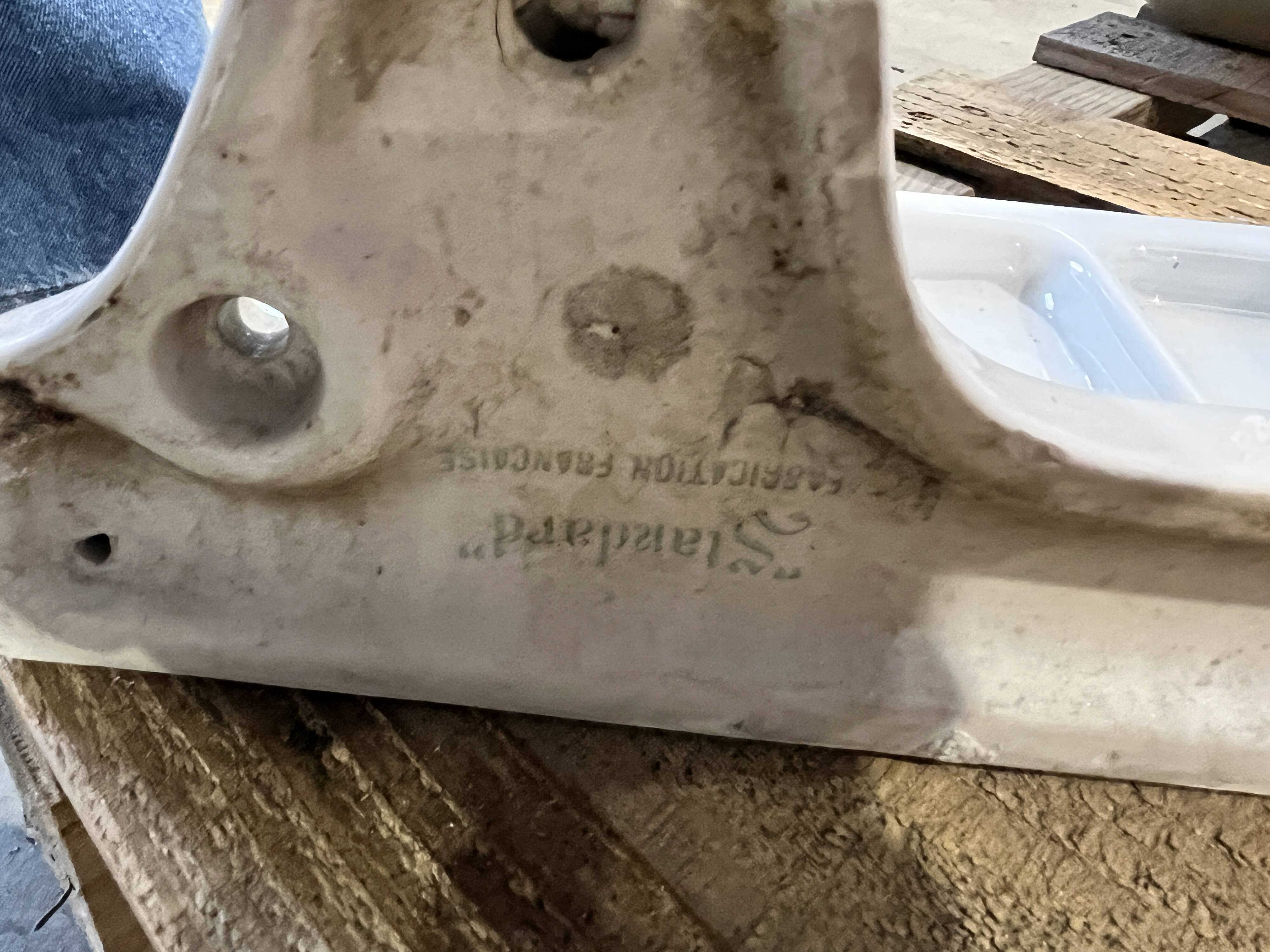 Old bathroom shelf / soap dish "Standard" - 4 compartments