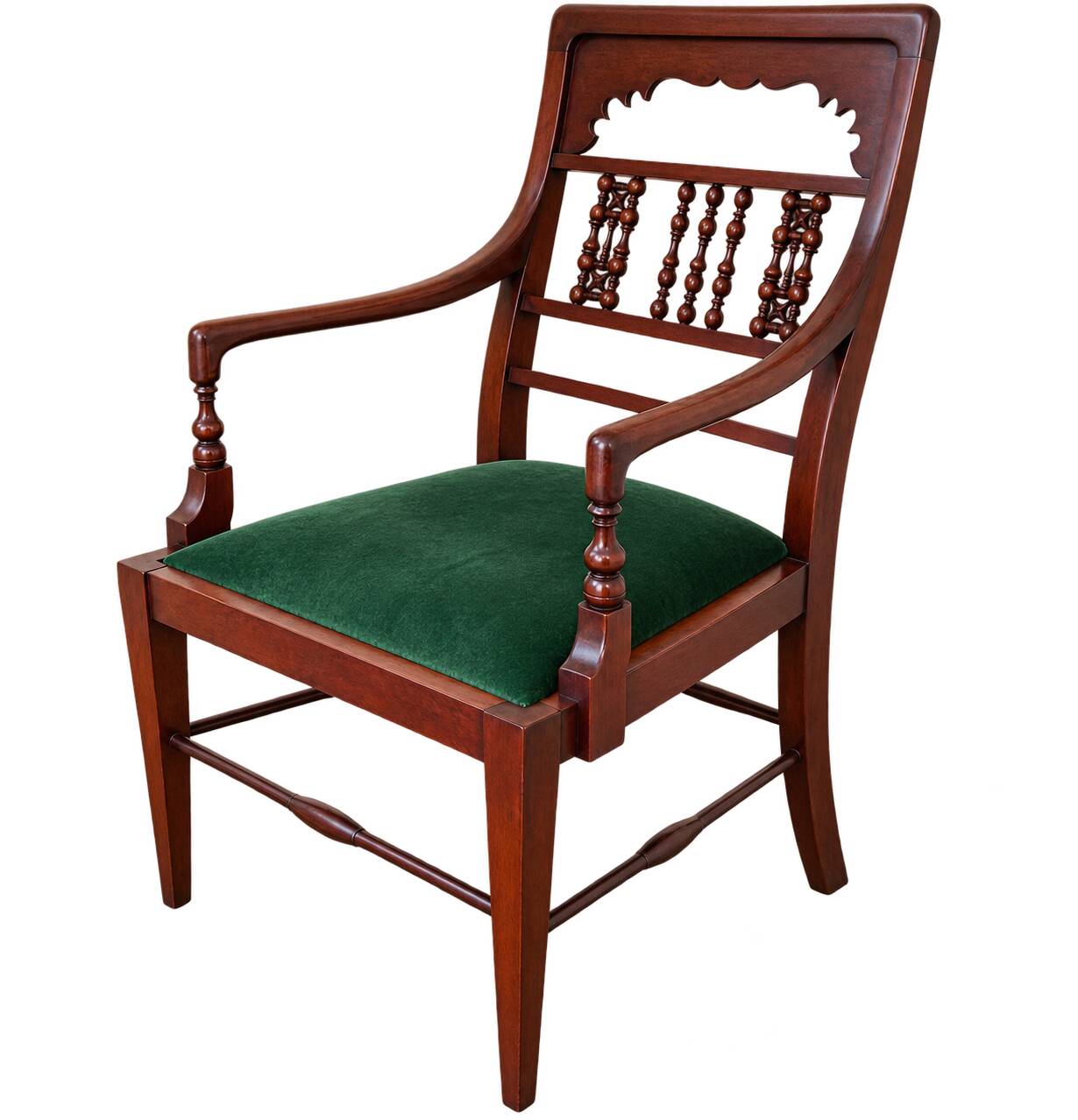 A mahogany armchair from the turn of the 19th and 20th centuries