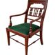 A mahogany armchair from the turn of the 19th and 20th centuries