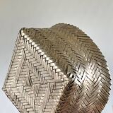 Woven alpaca catchall tray