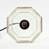 Mid-Century Glass & Brass Pendant/Ceiling Light from Limburg, 1960s