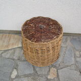 Basket in old wicker