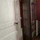 Classic style showcase in varnished wood