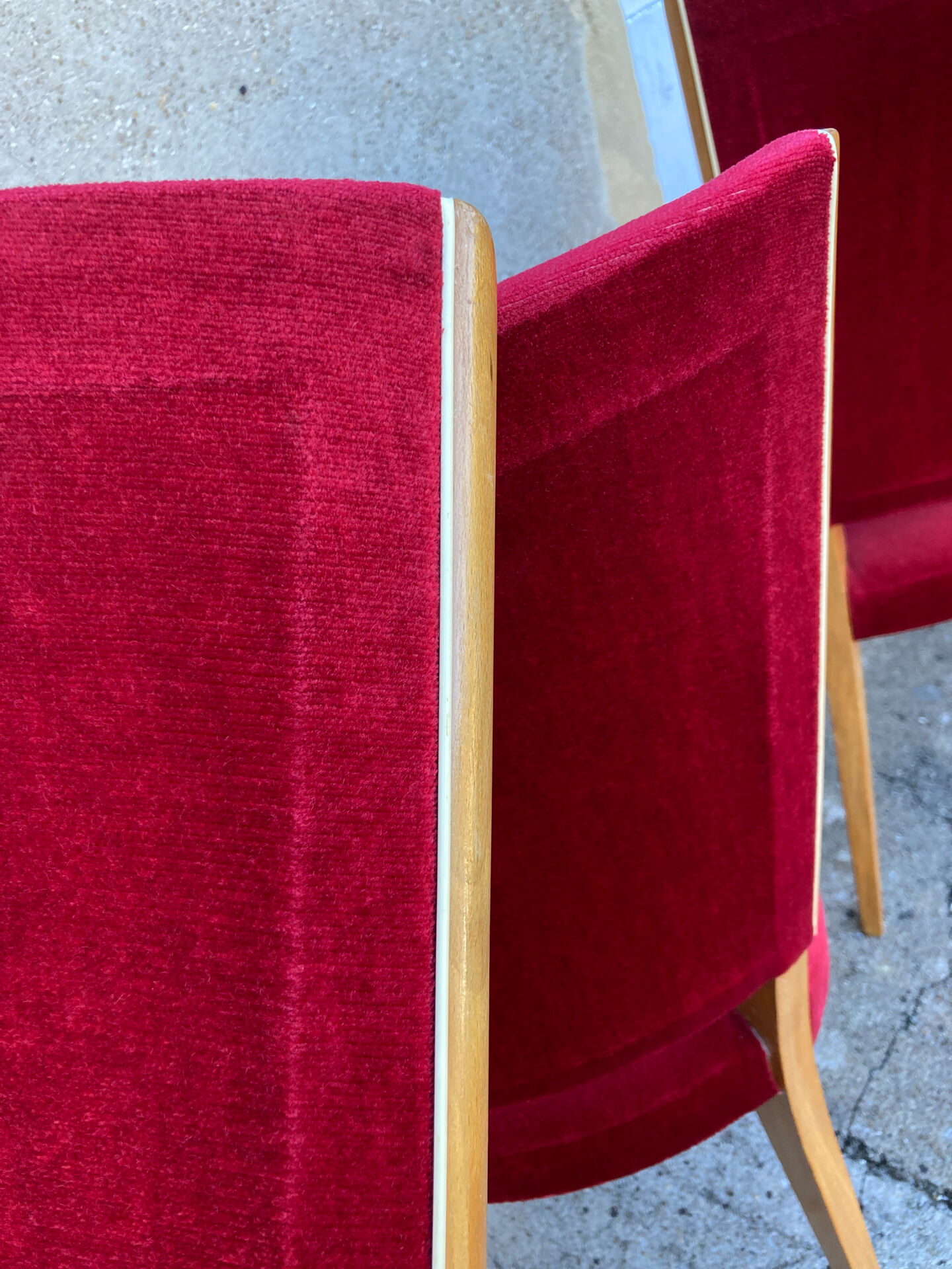 Lot de 5 chaises vintage