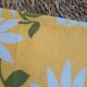 Set yellow tablecloth marguerite pattern and 8 vintage napkins