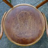 Le Corbusier b9 blond armchair, by Kohn, wooden seat 1915