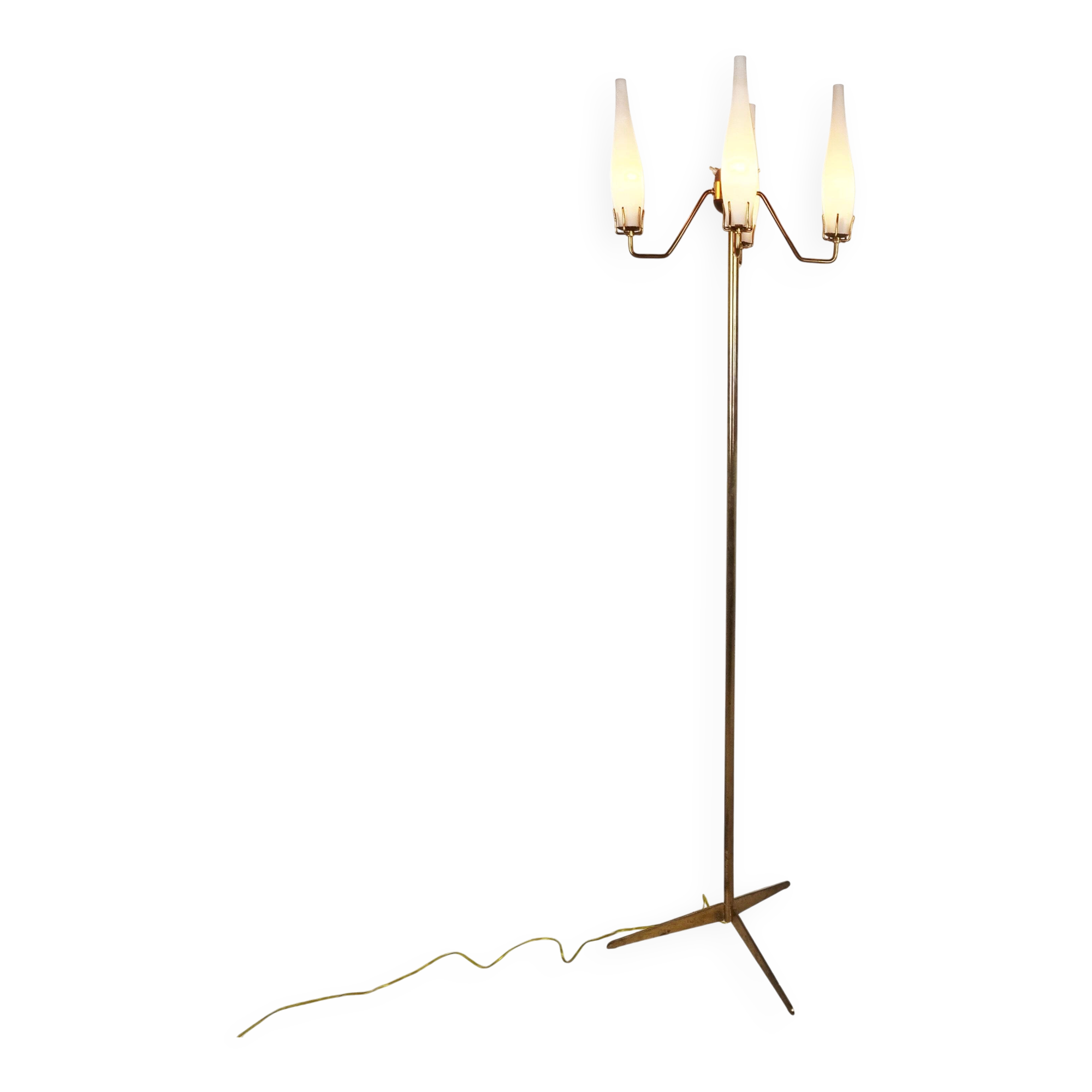 Mid century floor lamp by Stilux Milano, 1950s